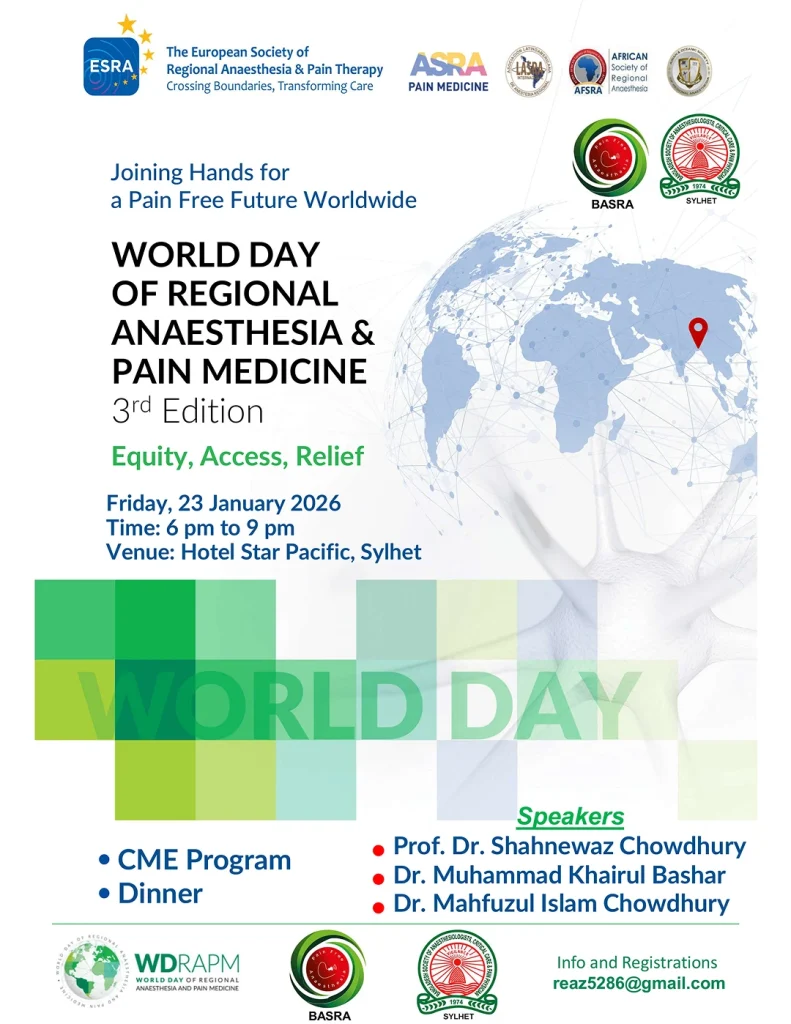World Day Of Regional Anaesthesia & Pain Medicine